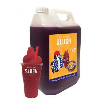 Red Strawberry Slush Zero Syrup (1 x 5L)