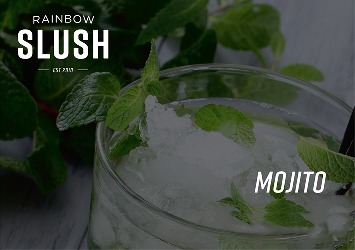 Mojito Slush Decorated Drink