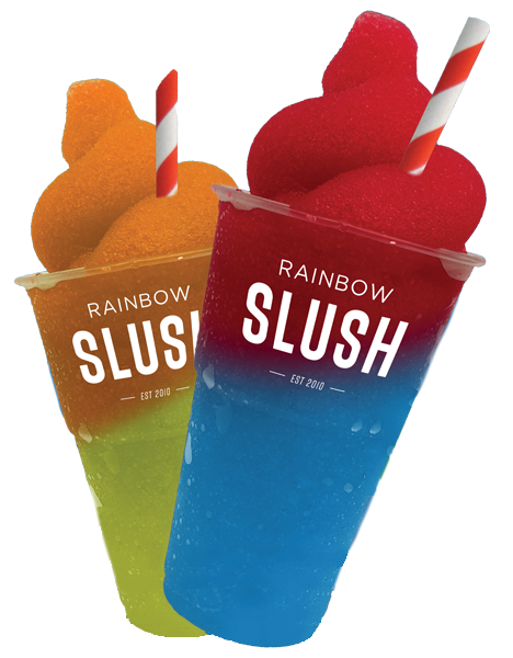 Rainbow-slush-drink - Rainbow Slush